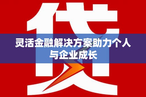 麦寮灵活金融解决方案助力个人与企业成长