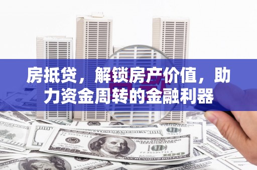 麦寮房抵贷，解锁房产价值，助力资金周转的金融利器