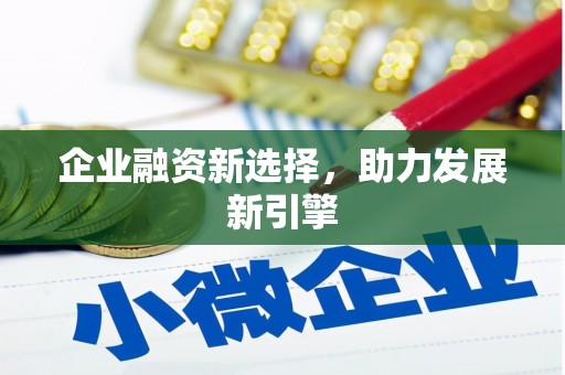 麦寮企业融资新选择，助力发展新引擎