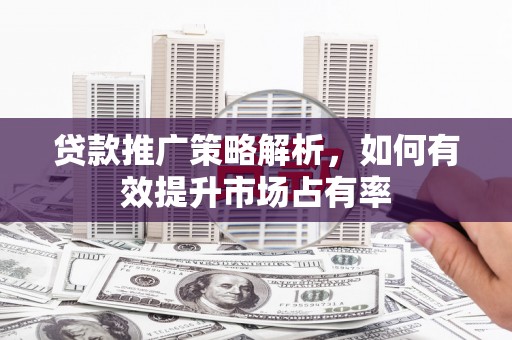 麦寮贷款推广策略解析，如何有效提升市场占有率
