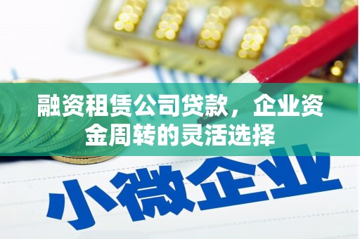 麦寮融资租赁公司贷款，企业资金周转的灵活选择