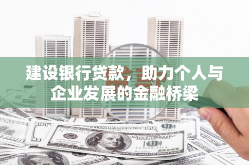 麦寮建设银行贷款，助力个人与企业发展的金融桥梁