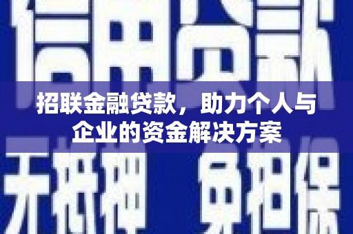 麦寮招联金融贷款，助力个人与企业的资金解决方案