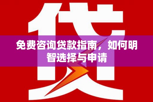 麦寮免费咨询贷款指南，如何明智选择与申请