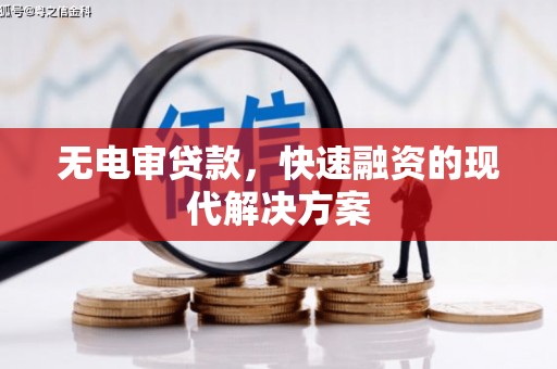 麦寮无电审贷款，快速融资的现代解决方案