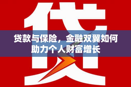 麦寮贷款与保险，金融双翼如何助力个人财富增长