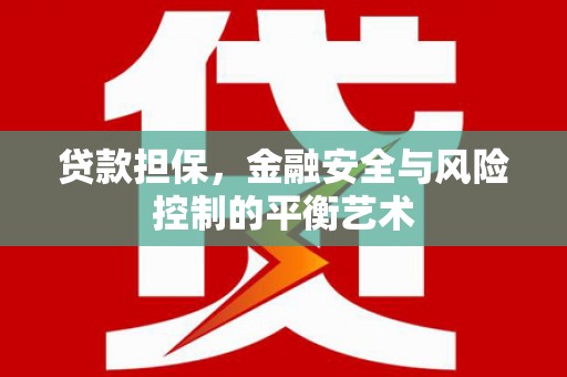麦寮贷款担保，金融安全与风险控制的平衡艺术