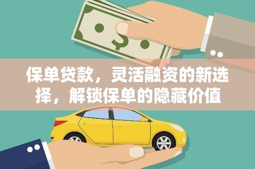 麦寮保单贷款，灵活融资的新选择，解锁保单的隐藏价值