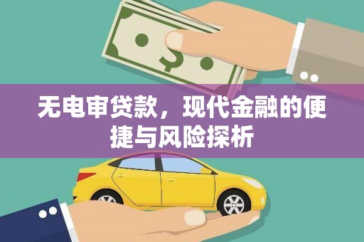 麦寮无电审贷款，现代金融的便捷与风险探析