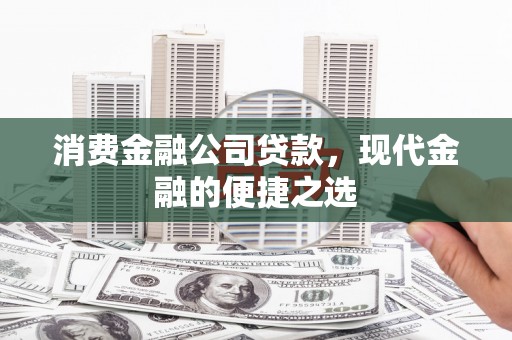 麦寮消费金融公司贷款，现代金融的便捷之选