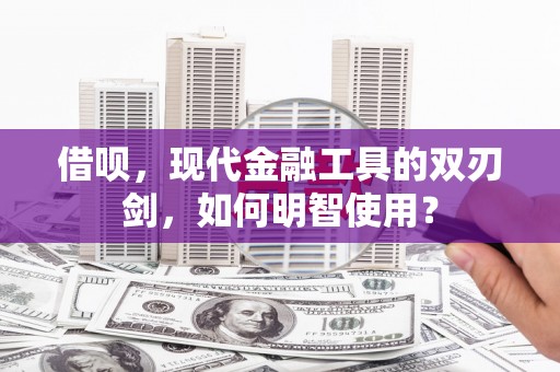麦寮借呗，现代金融工具的双刃剑，如何明智使用？