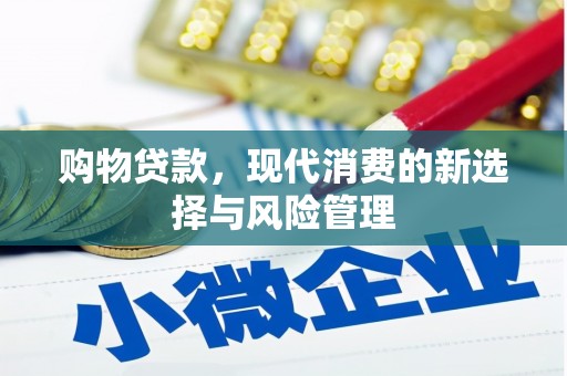 麦寮购物贷款，现代消费的新选择与风险管理