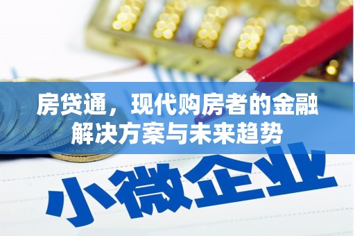 麦寮房贷通，现代购房者的金融解决方案与未来趋势
