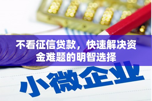 麦寮不看征信贷款，快速解决资金难题的明智选择