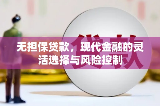 麦寮无担保贷款，现代金融的灵活选择与风险控制