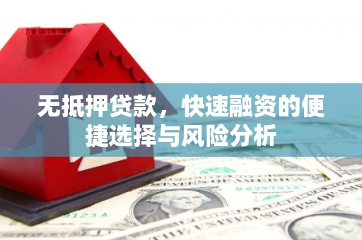 麦寮无抵押贷款，快速融资的便捷选择与风险分析