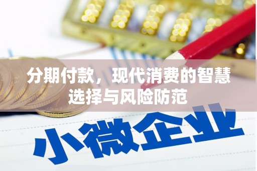 麦寮分期付款，现代消费的智慧选择与风险防范