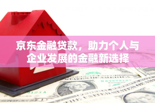 麦寮京东金融贷款，助力个人与企业发展的金融新选择