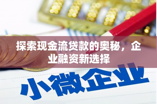 麦寮探索现金流贷款的奥秘，企业融资新选择