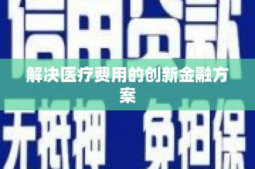 麦寮解决医疗费用的创新金融方案