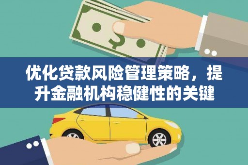 麦寮优化贷款风险管理策略，提升金融机构稳健性的关键
