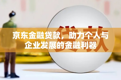 麦寮京东金融贷款，助力个人与企业发展的金融利器