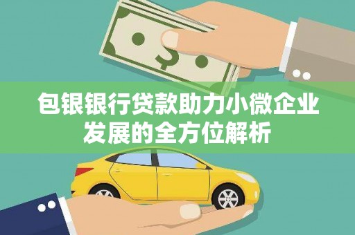 麦寮包银银行贷款助力小微企业发展的全方位解析