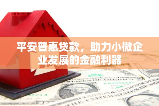 麦寮平安普惠贷款，助力小微企业发展的金融利器