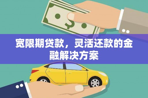 麦寮宽限期贷款，灵活还款的金融解决方案