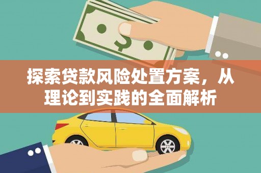 麦寮探索贷款风险处置方案，从理论到实践的全面解析