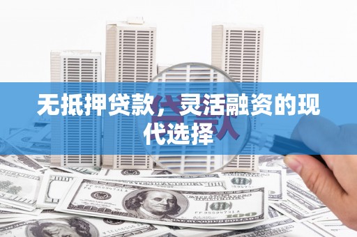 麦寮无抵押贷款，灵活融资的现代选择