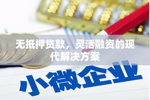 麦寮无抵押贷款，灵活融资的现代解决方案